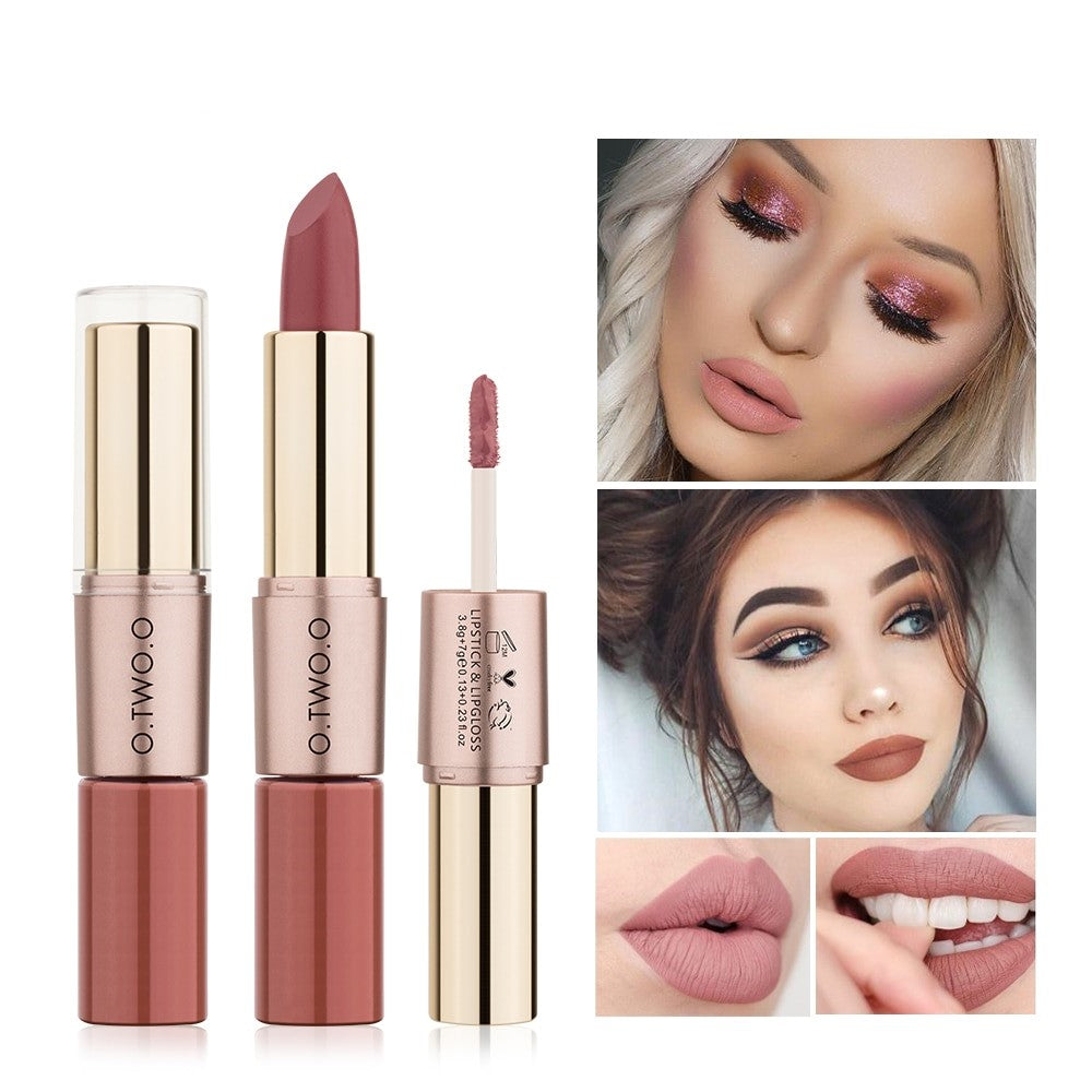 O.TWO.O 12 Colors Makeup Lipstick  (Long Lasting Moisture )