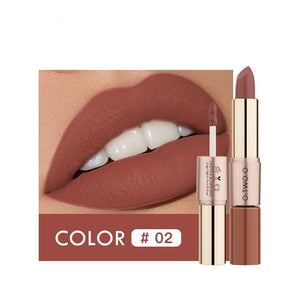 O.TWO.O 12 Colors Makeup Lipstick  (Long Lasting Moisture )