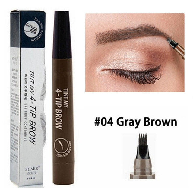 5 Colors Eyebrow Pen